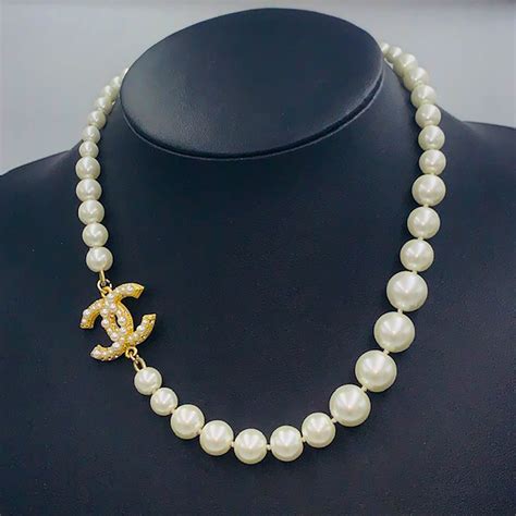 chanel vintage necklaces|authentic Chanel necklace for sale.